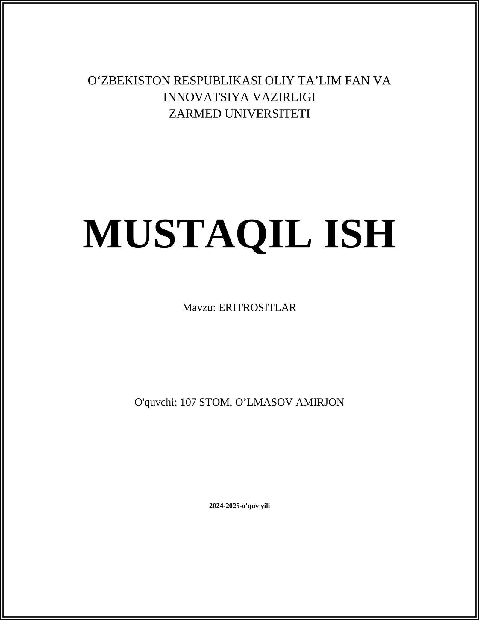 ERITROSITLAR