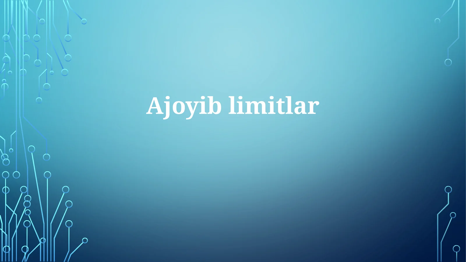 Limitlar: Asosiy tushunchalar va hisoblash usullari