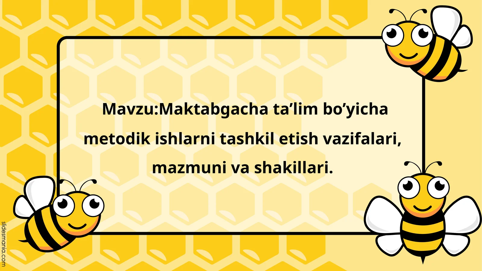 Maktabgachata’limbo’yichametodikishlarnitashkiletishvazifalari,mazmunivashakillari
