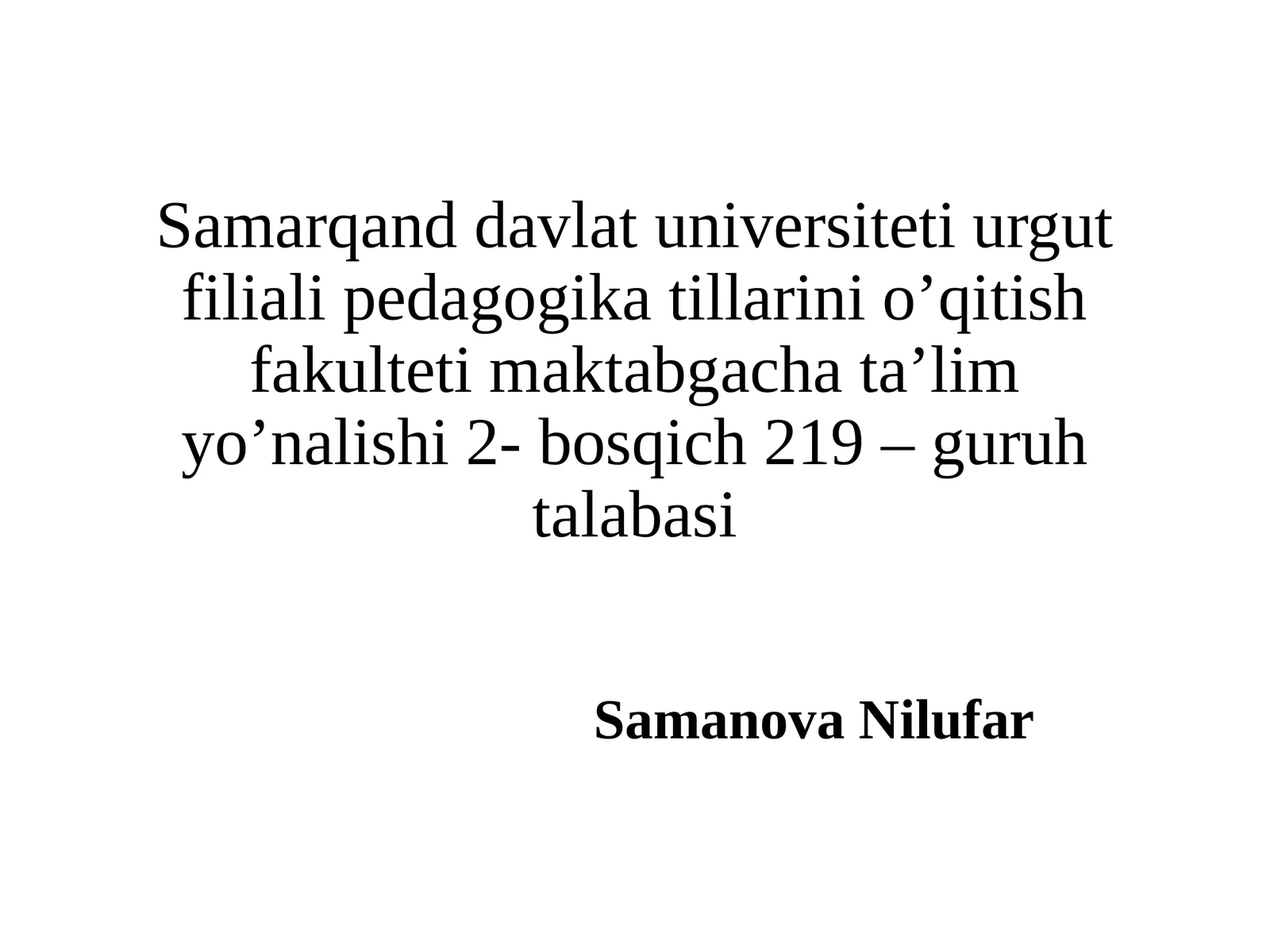 O‘quv ekranida namoyish etiladigan kinolentalar yordamida mashg‘ulotlar tashkil etish