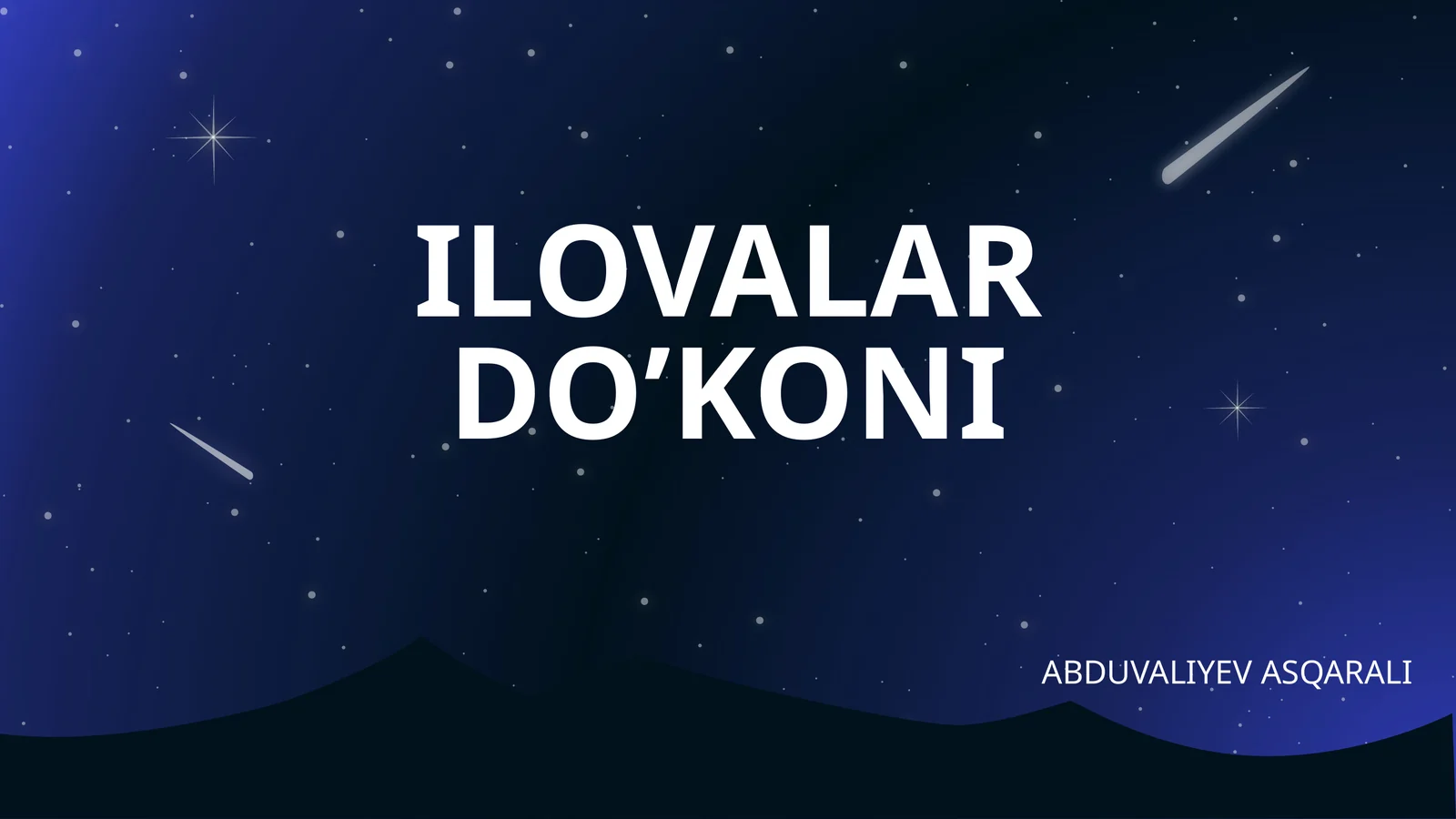Ilovalar do’koni