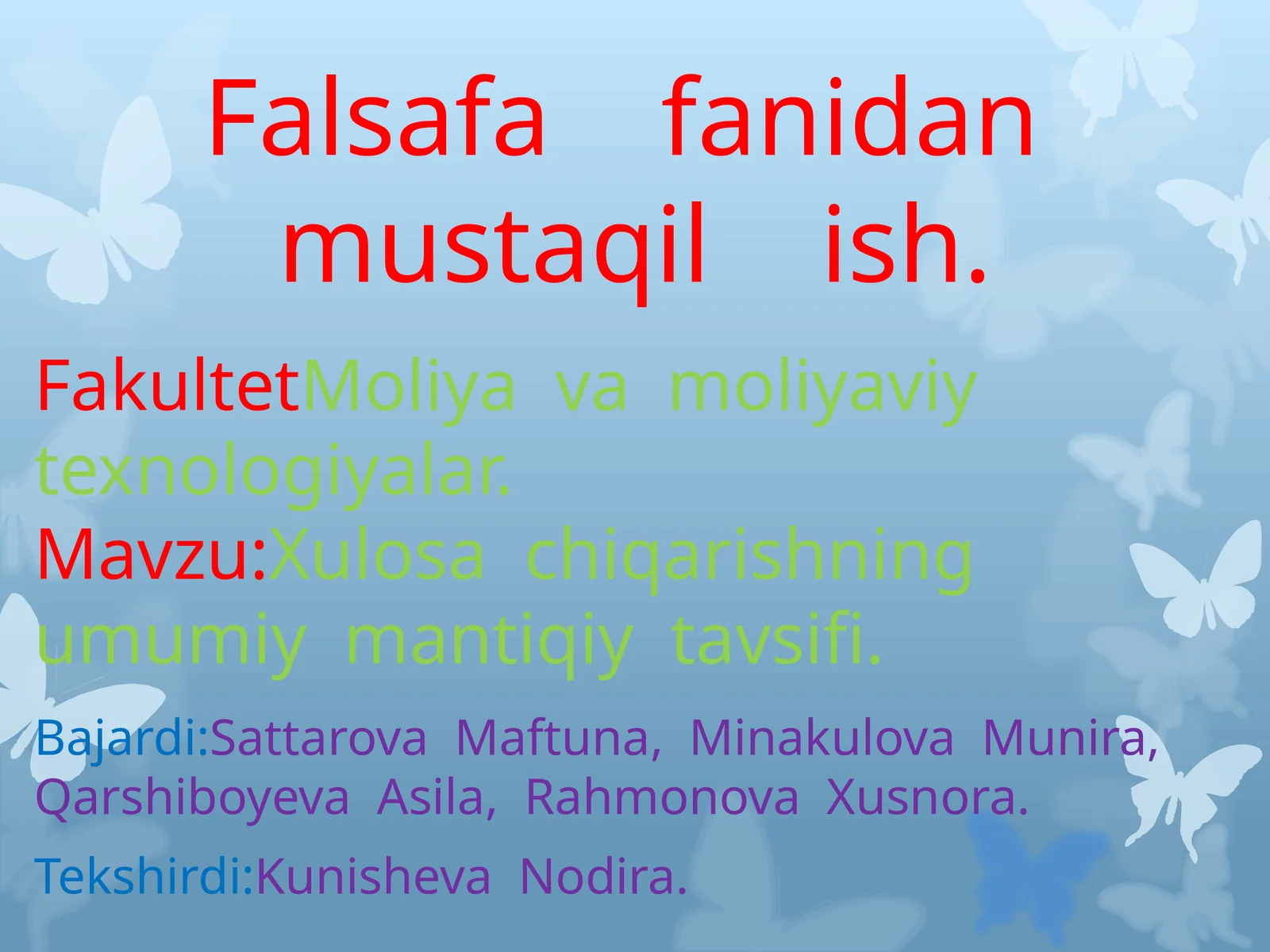 Falsafafanidanmustaqilish