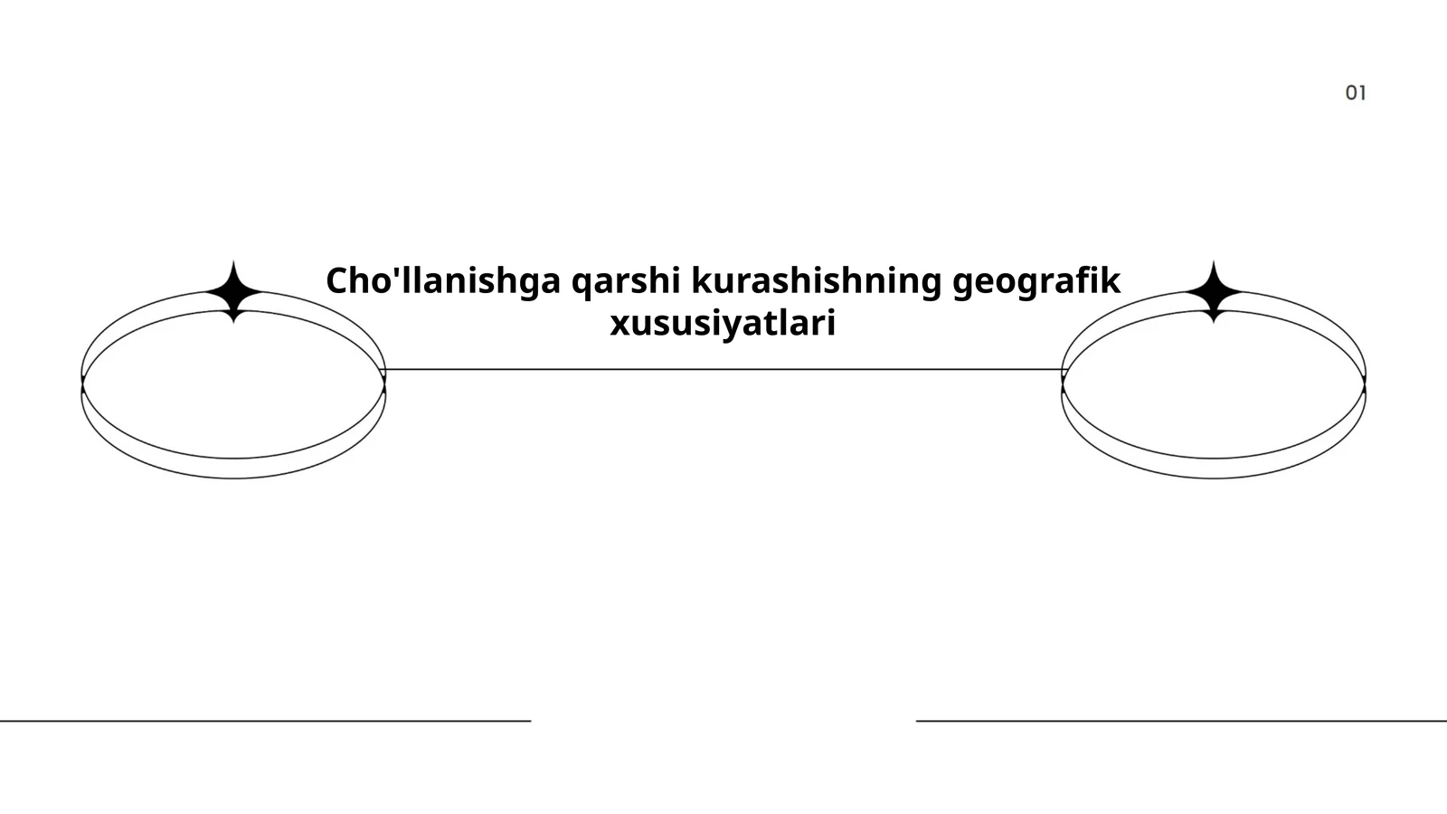 Cho'llanishga qarshi kurashishning geografik xususiyatlari
