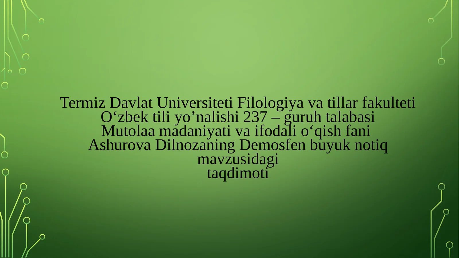 Demosfen buyuk notiq