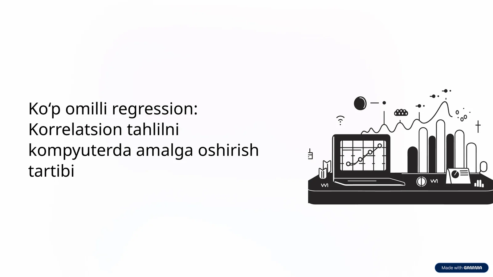 Ko‘p omilli regression: Korrelatsion tahlilni kompyuterda amalga oshirish tartibi