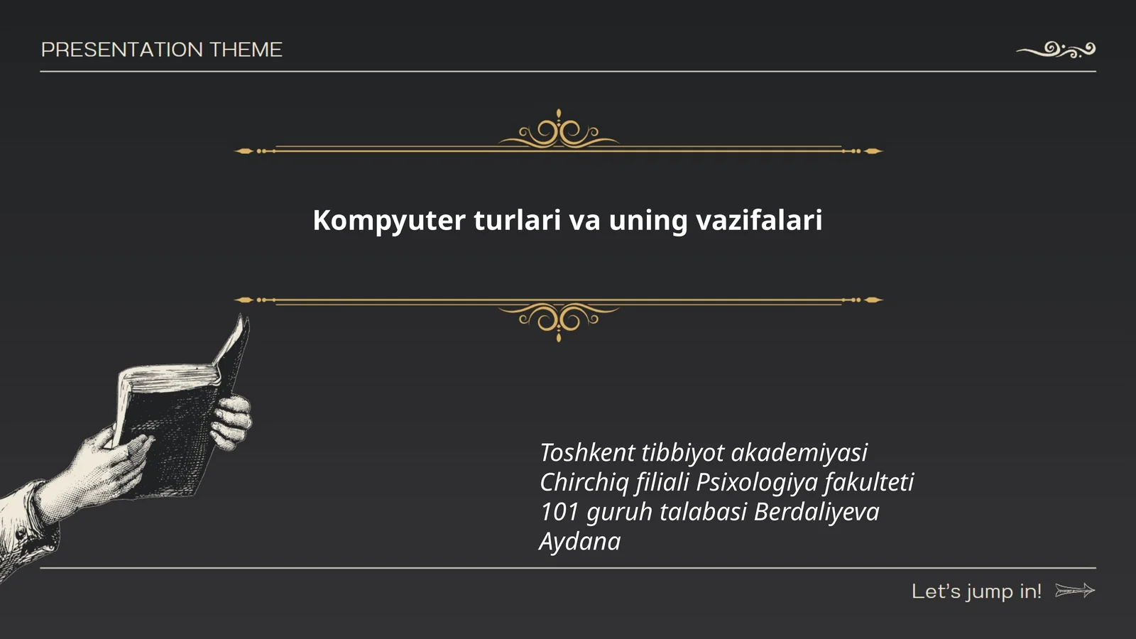 Kompyuter turlari va uning vazifalari