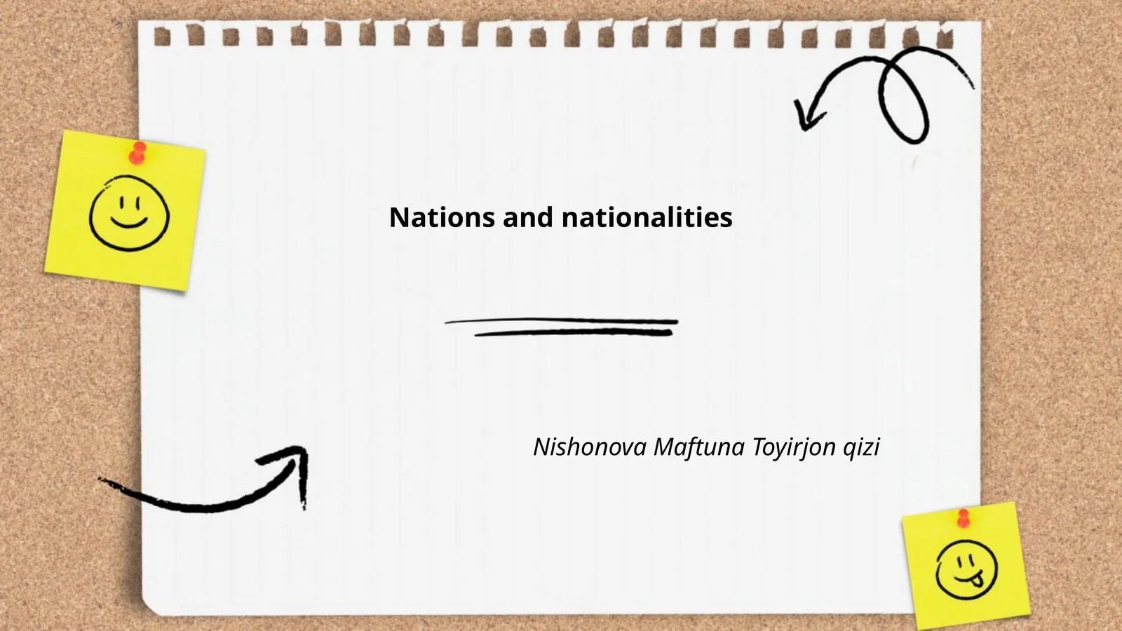 Nations and nationalities
