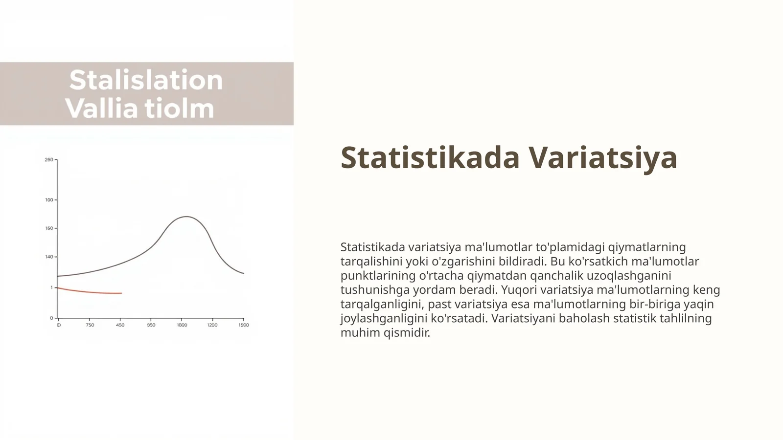 Statistikada Variatsiya
