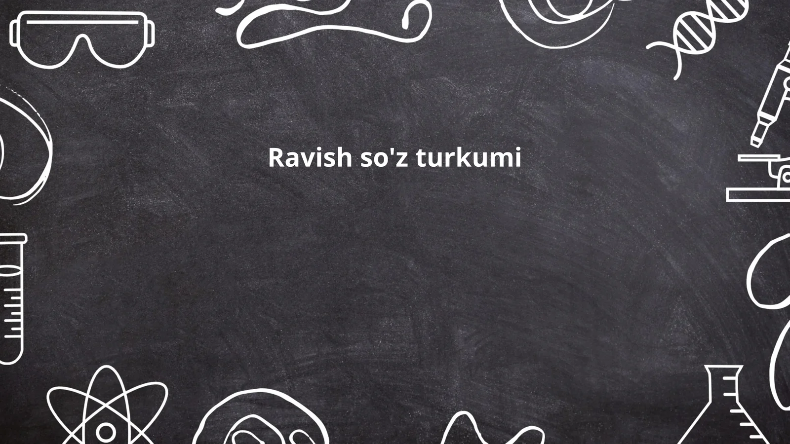 Ravish so'z turkumi