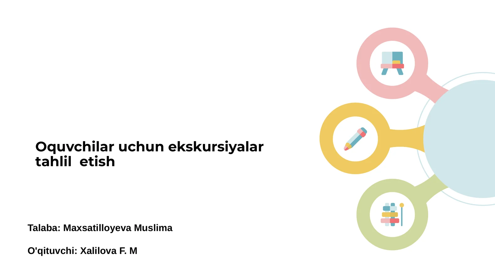 Ekskursiyalar tushunchasi