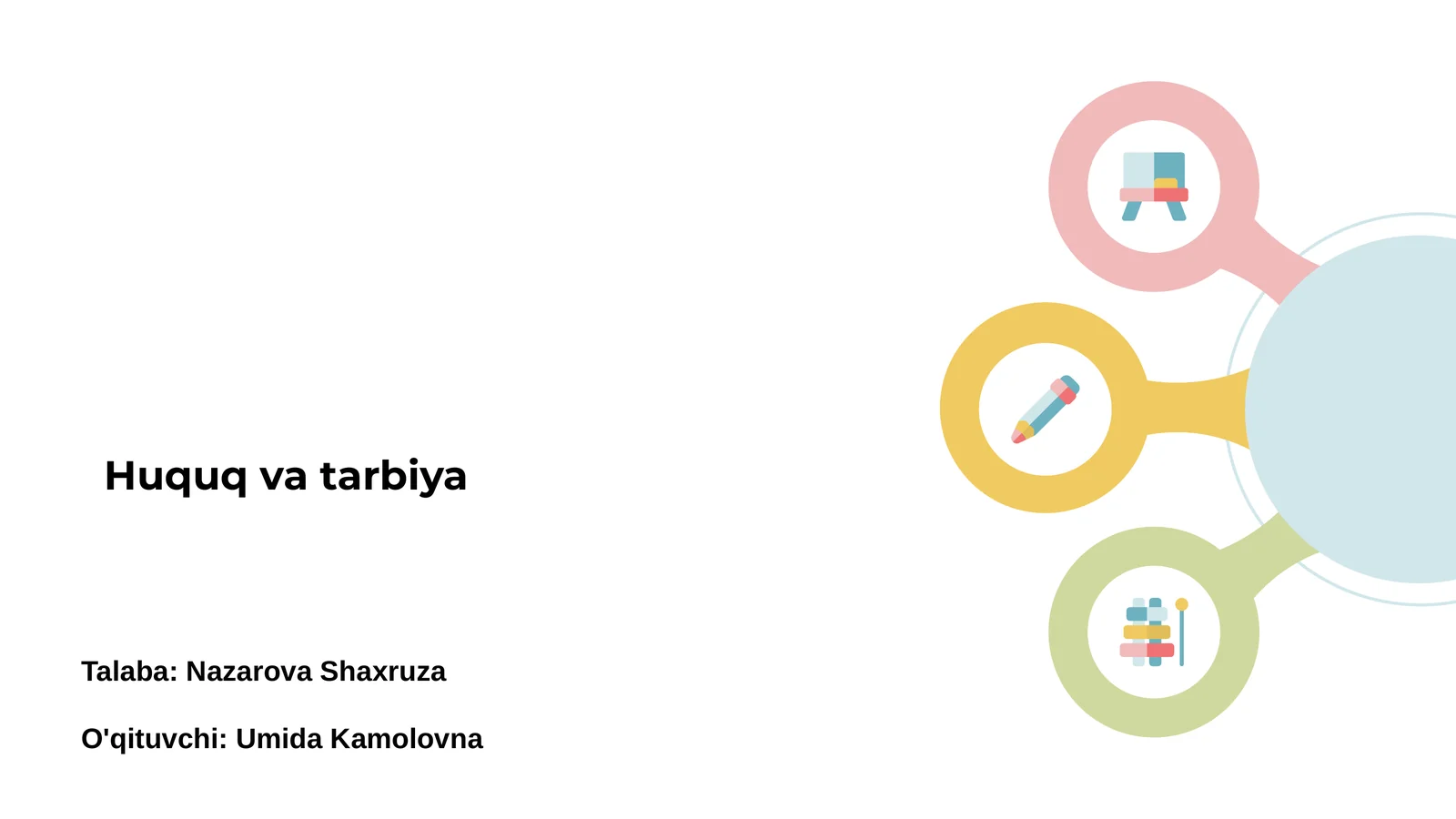 Huquq va tarbiya