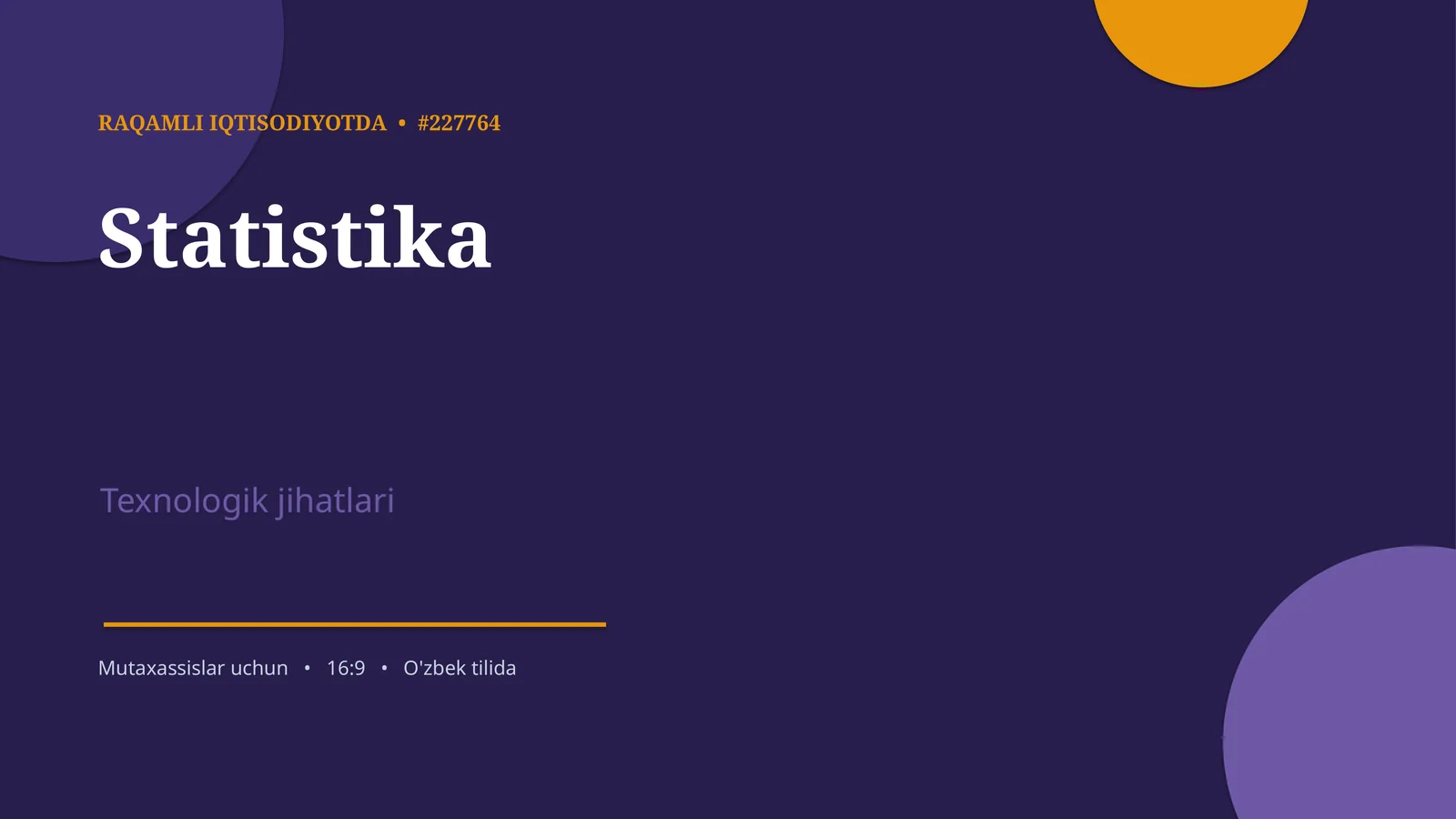 RAQAMLI IQTISODIYOTDA • #227764