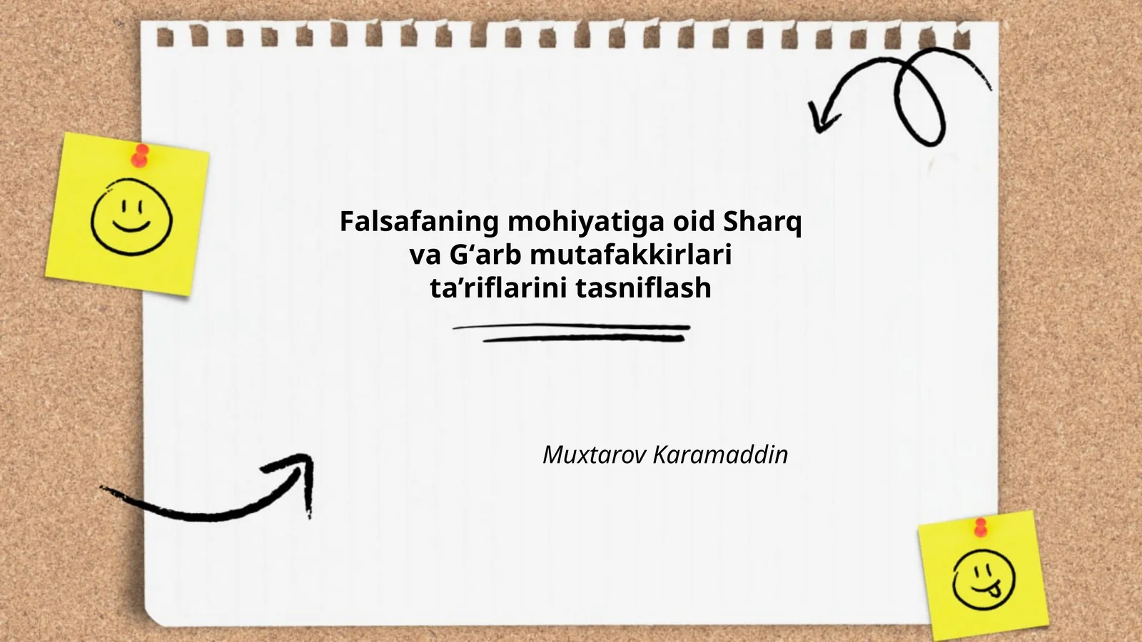 Falsafaning Mohiyati va Mutafakkirlar