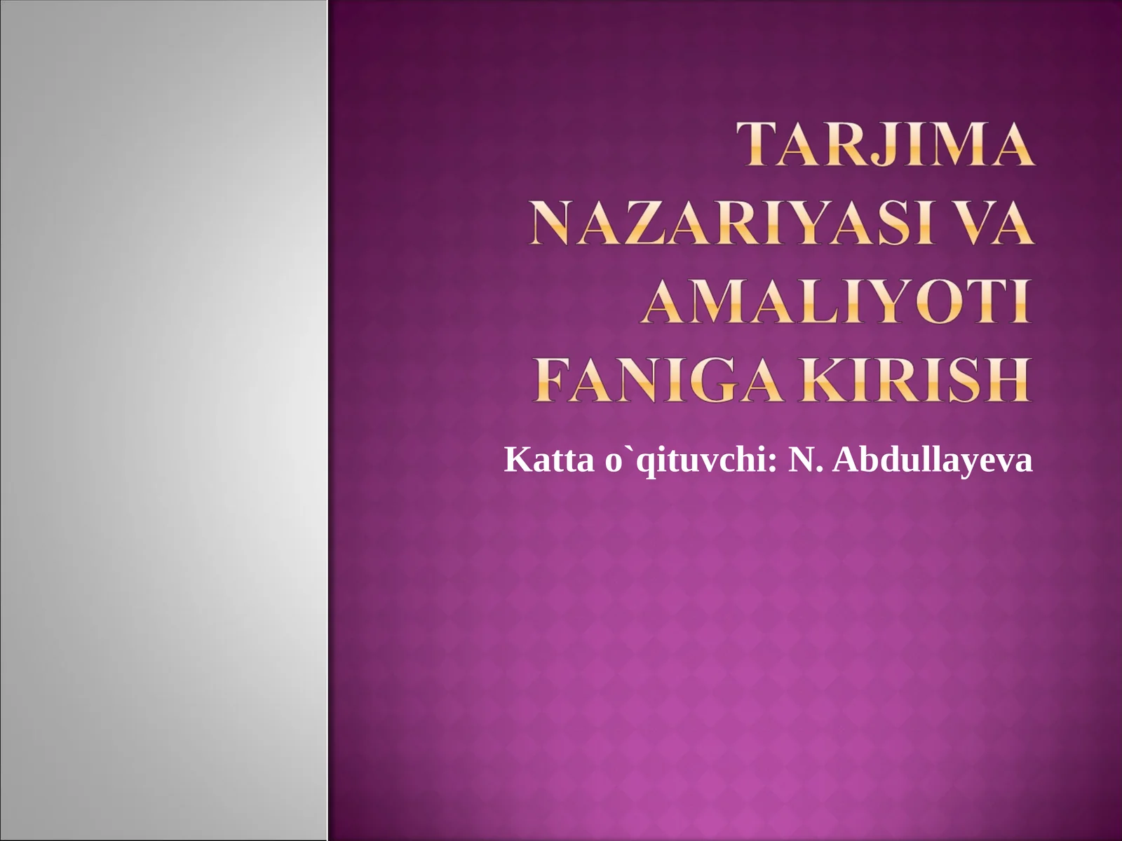 Tarjimashunoslik tarixi