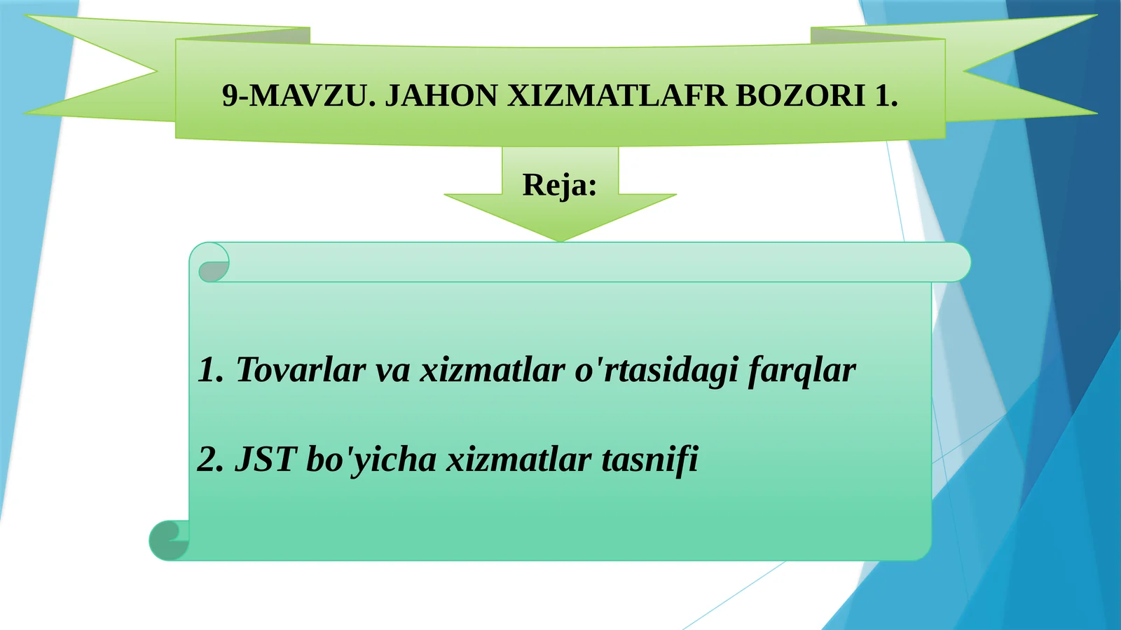 Jahon xizmatlar bozori