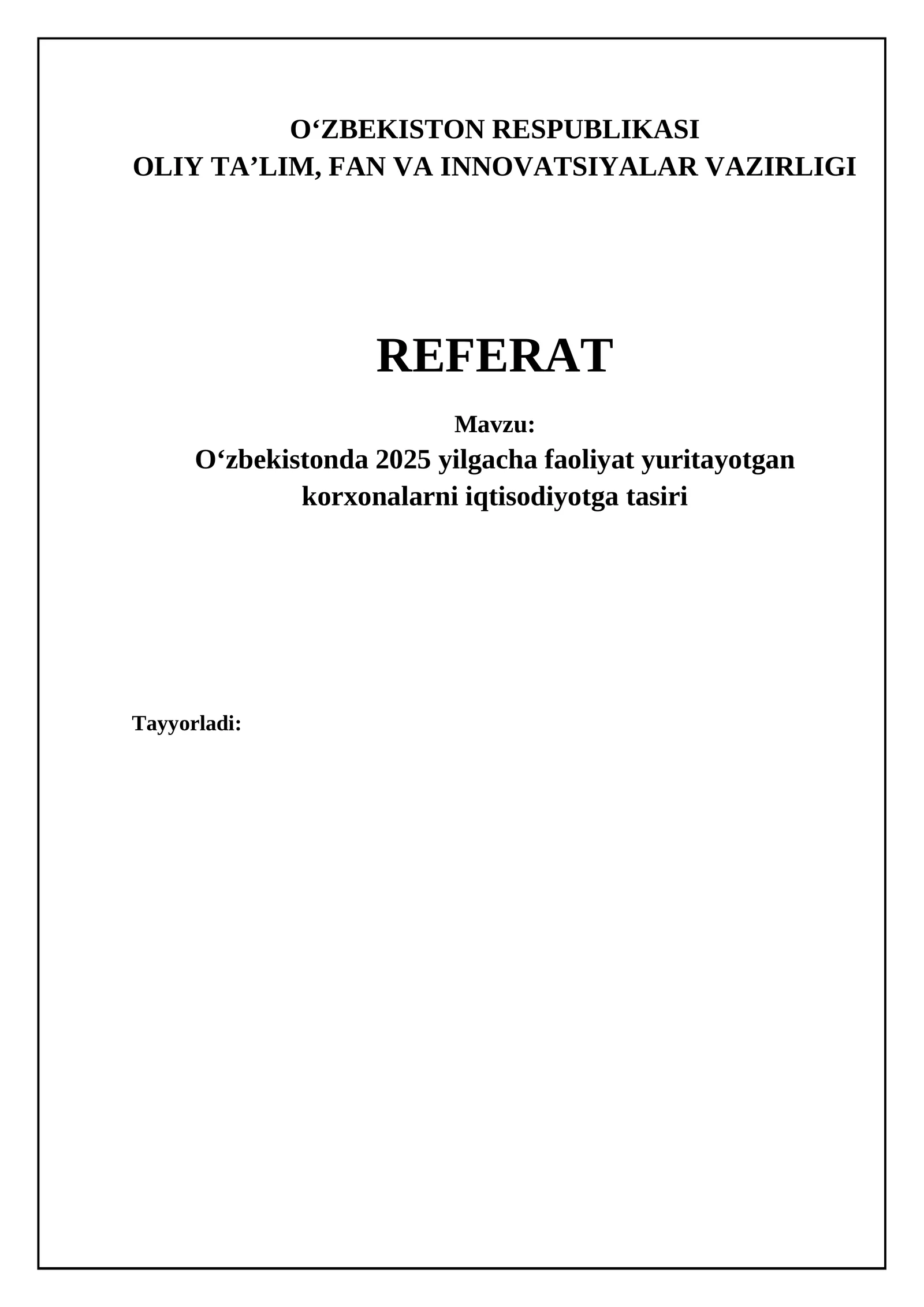 O‘zbekiston korxonalari iqtisodiyotga ta'siri (2017-2022): Tahlil va natijalar