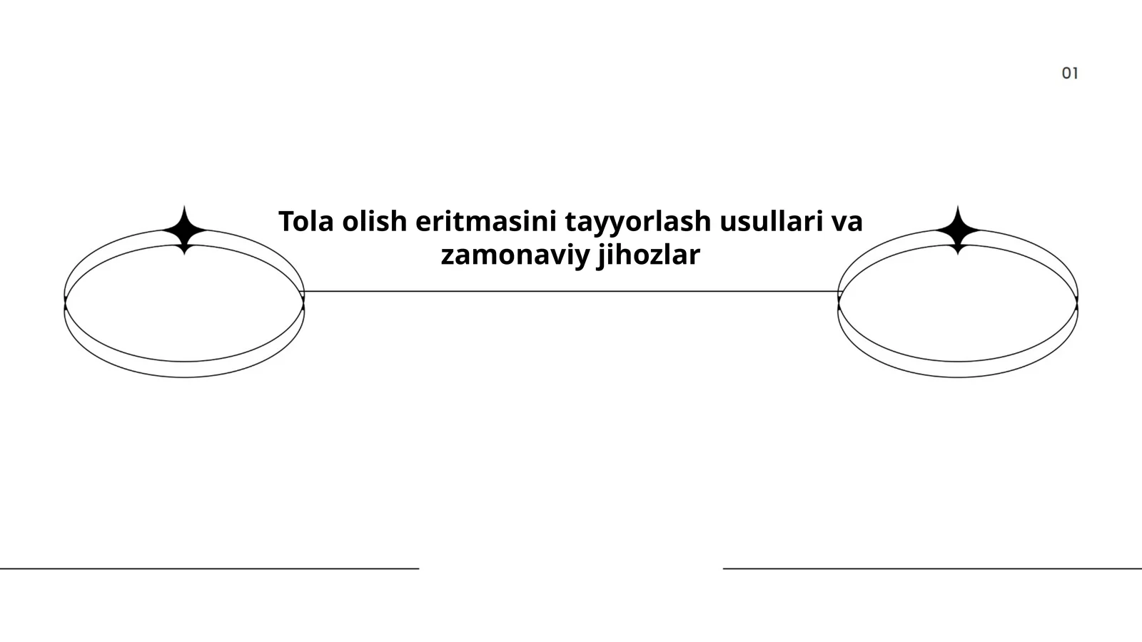 Tola olish eritmasini tayyorlash usullari va zamonaviy jihozlar