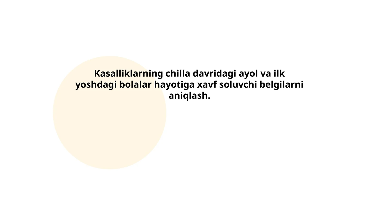 Chilla davri kasalliklari