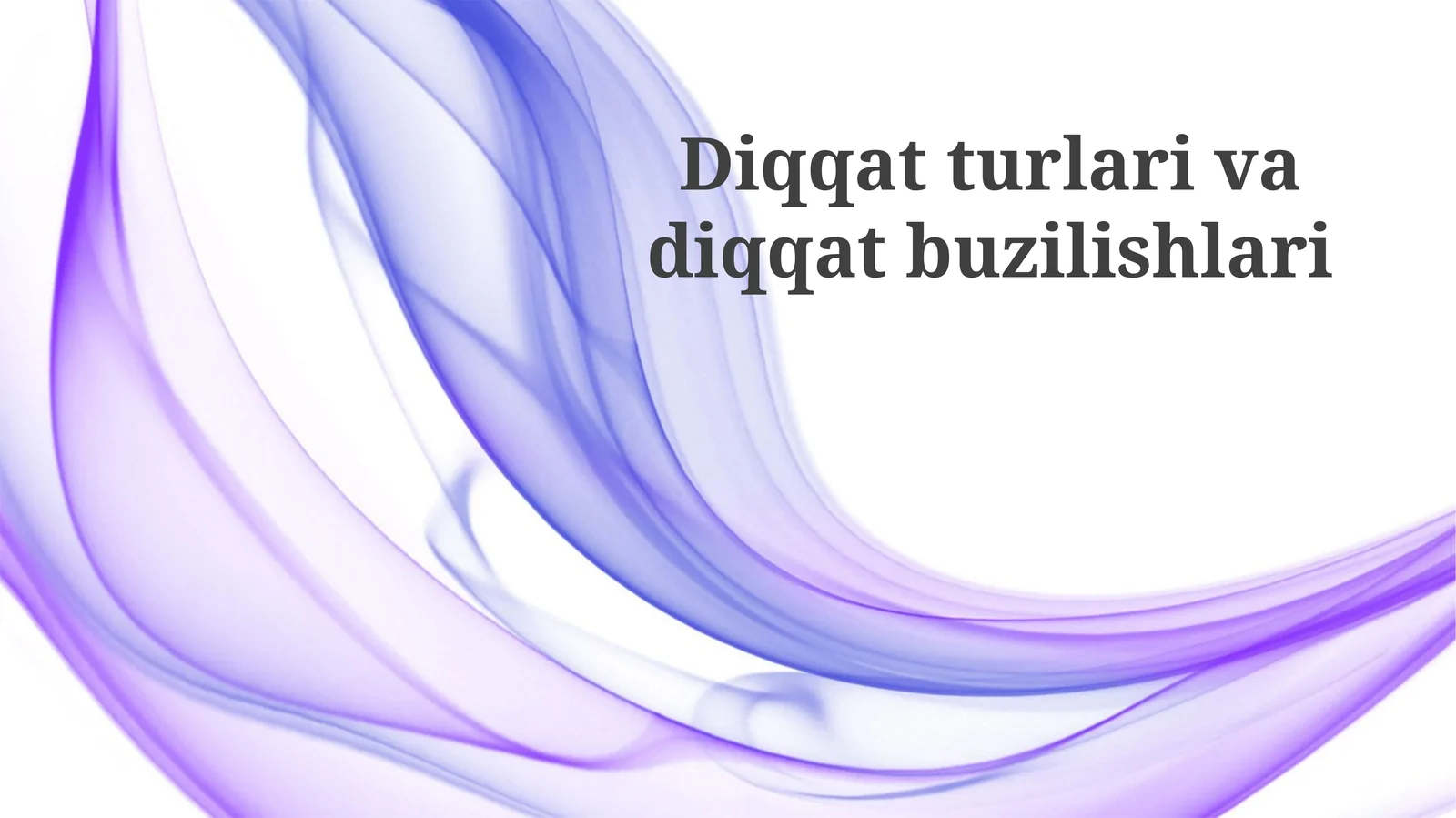 Diqqat tanqisligi va giperaktivlik buzilishi (DTGB)