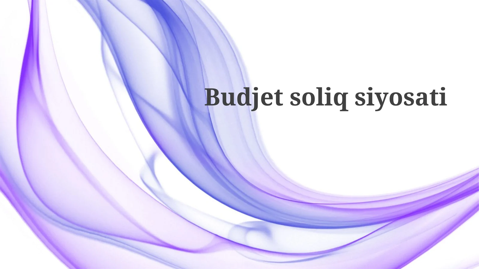 Budjetsoliqsiyosati