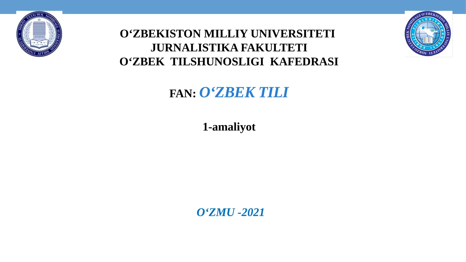O‘ZBEKISTON – YAGONA VATAN