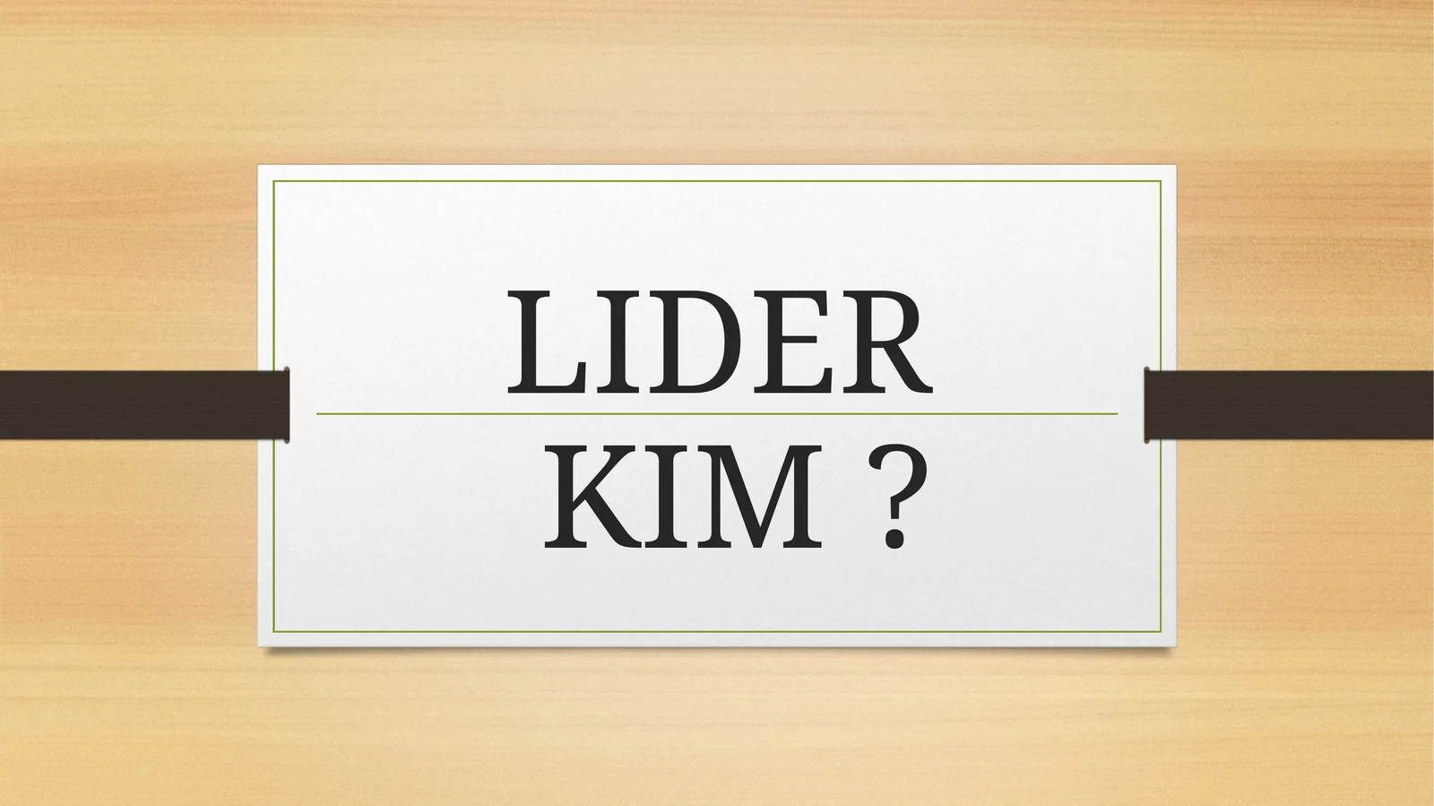 LIDERKIM?