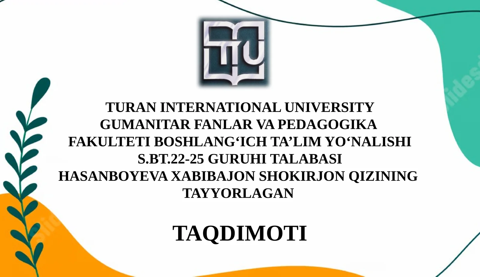 1-sinf “Tabiiy fan” darslarini tahlil qilish va taqriz yozish