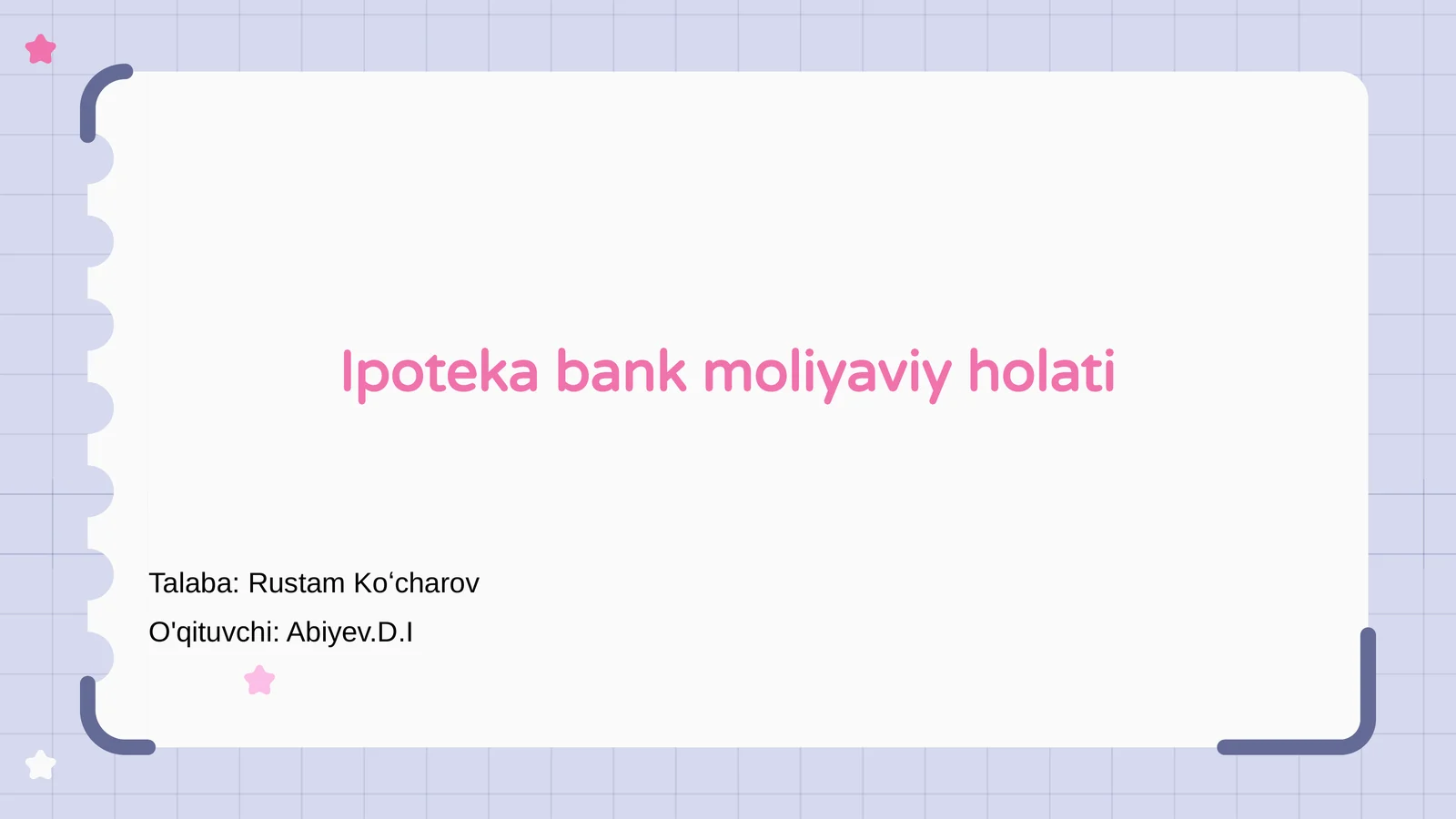 Ipoteka bank moliyaviy holati