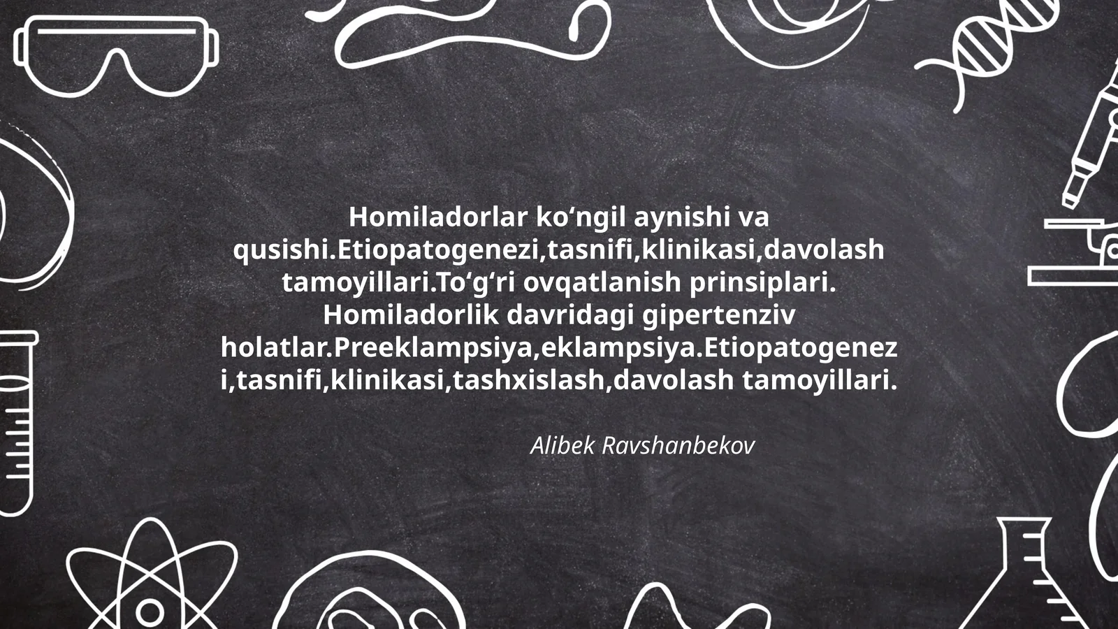 Homiladorlar ko'ngil aynishi va qusishi
