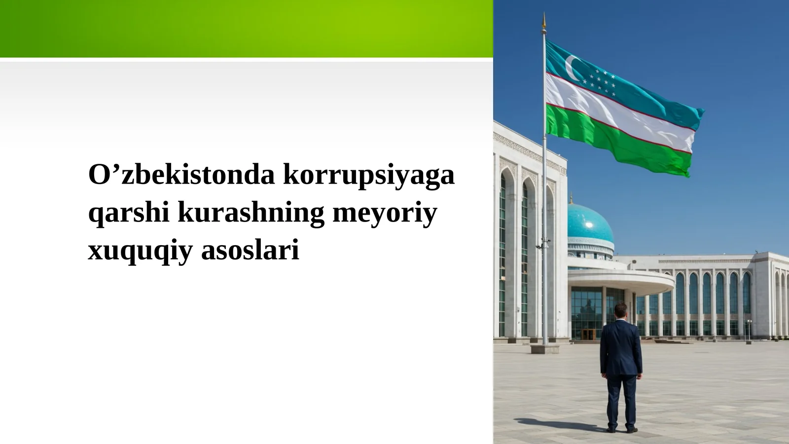 O’zbekistonda korrupsiyaga qarshi kurashning meyoriy xuquqiy asoslari