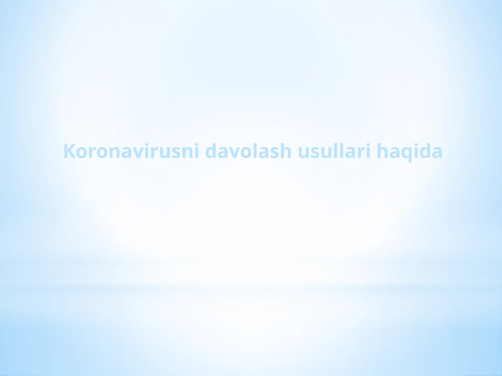 Koronavirusnidavolashusullarihaqida
