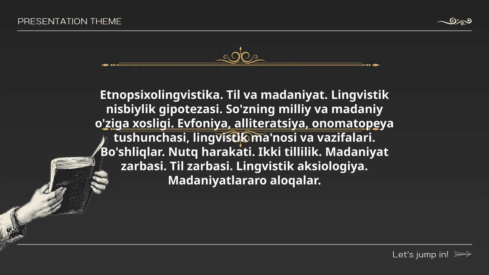 Etnopsixolingvistika. Til va madaniyat