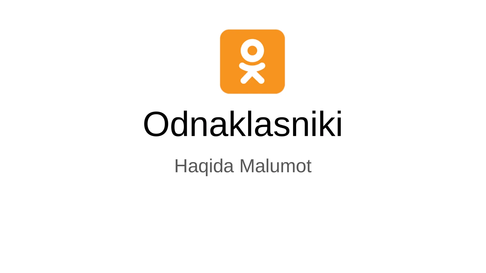 Odnoklasniki