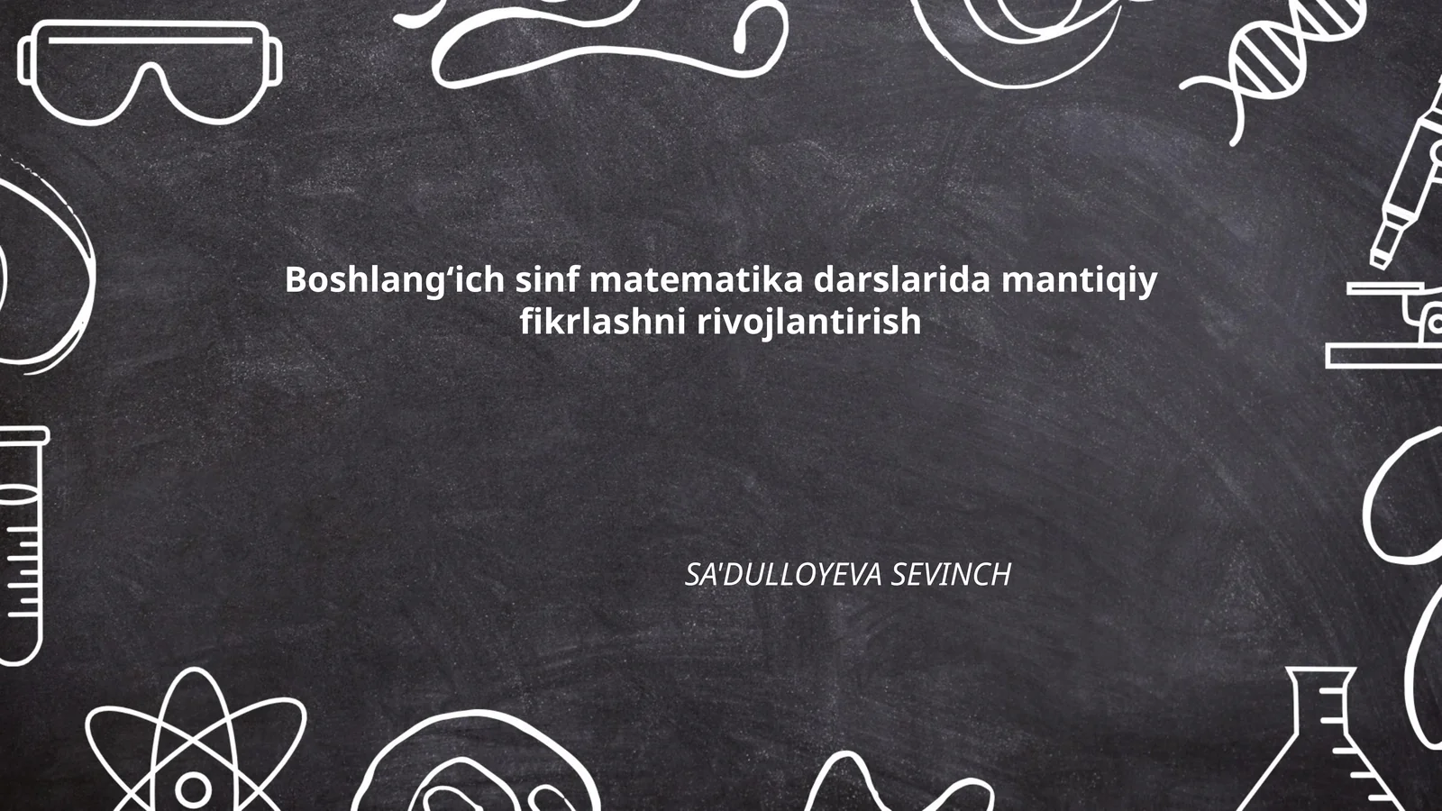 Sonlarni tartiblashtirish