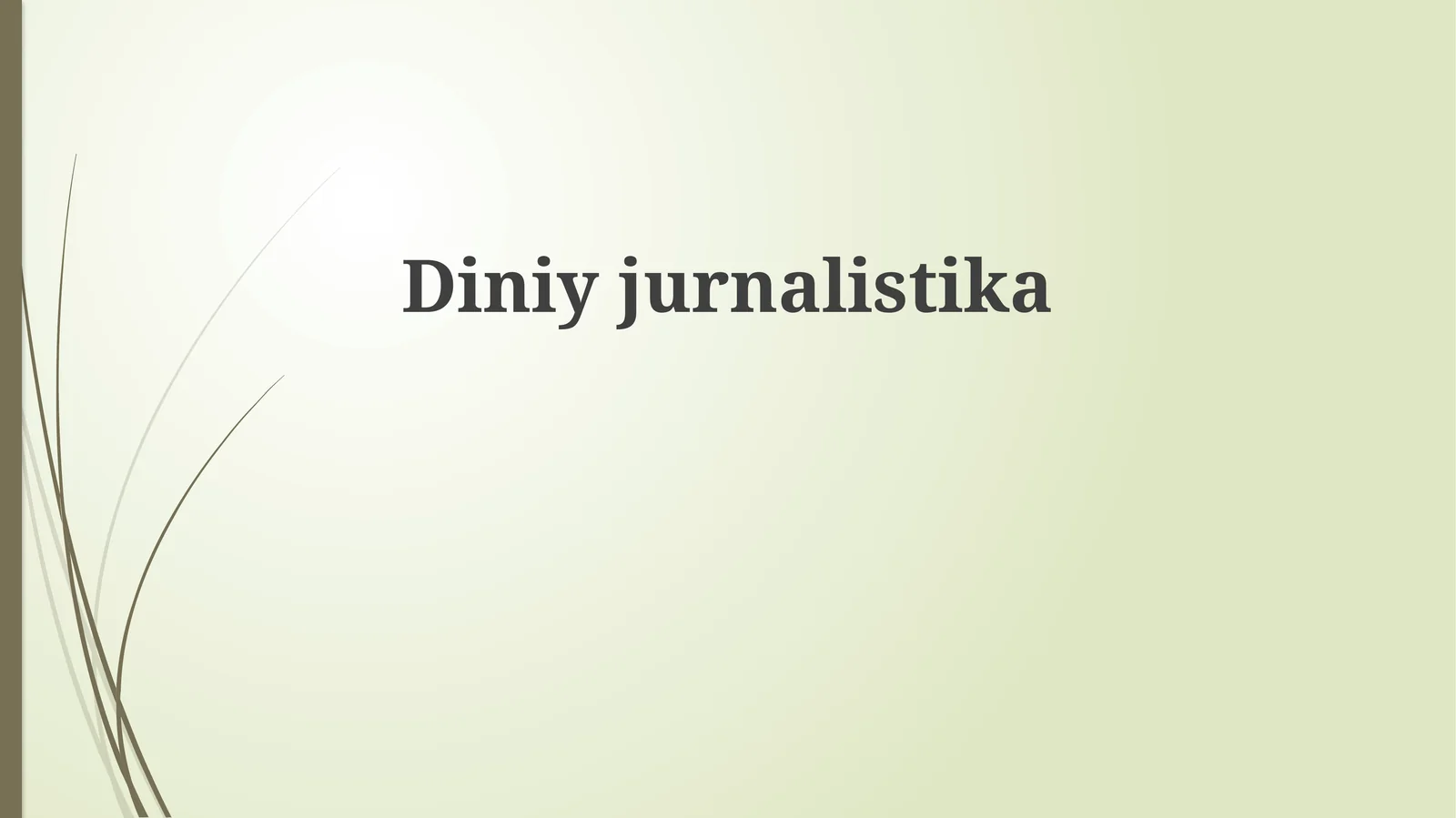 Diniyjurnalistika
