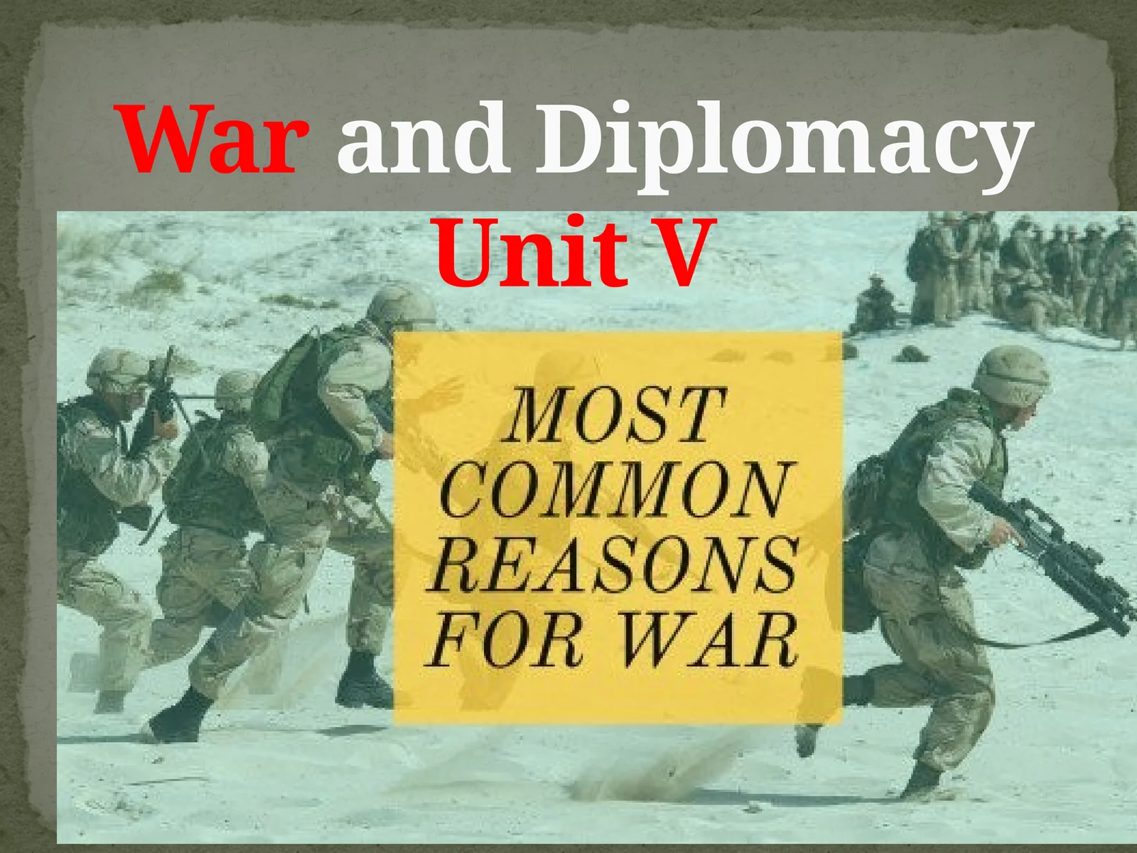 Warand DiplomacyUnitV