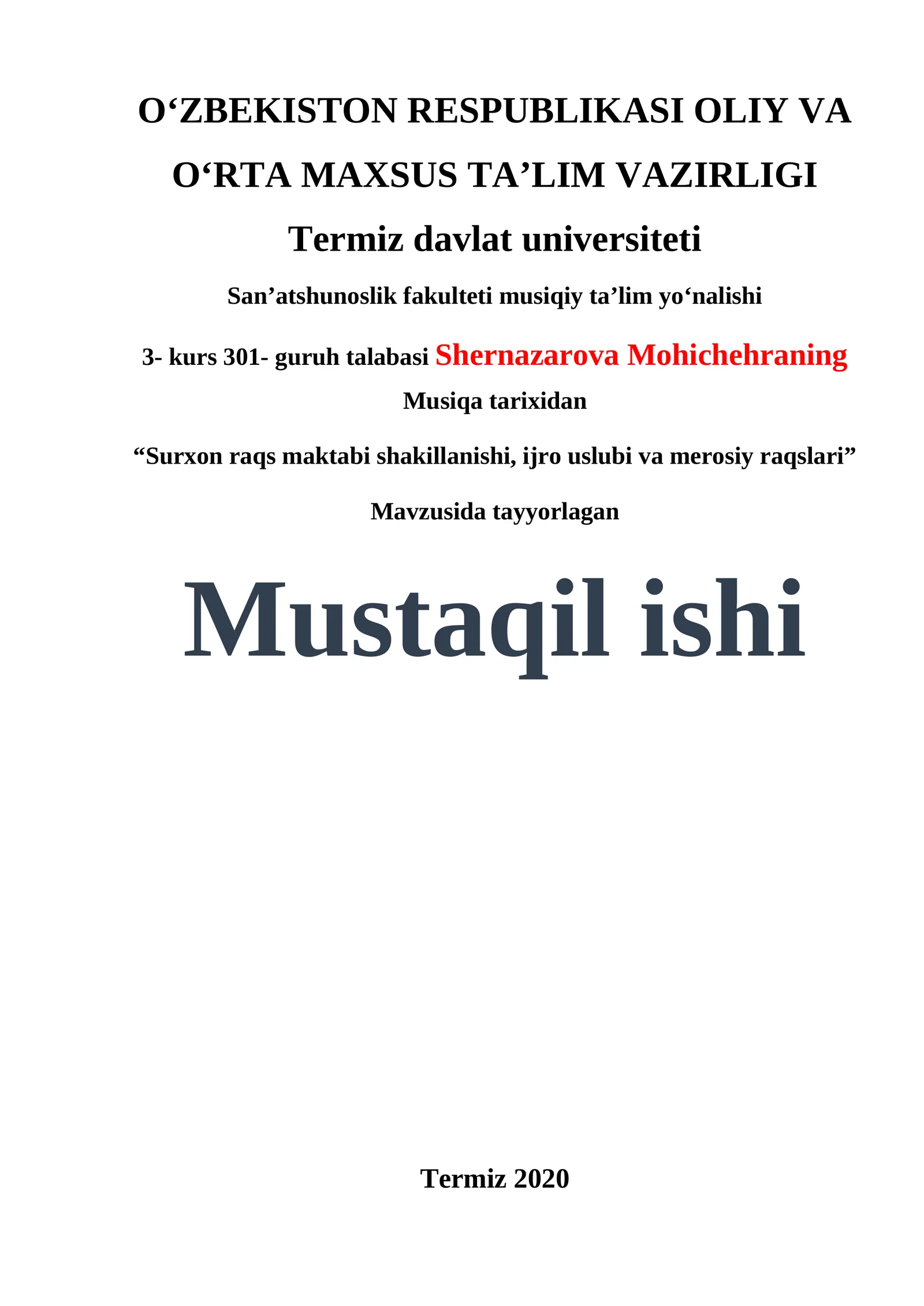 Surxon raqs maktabi shakillanishi, ijro uslubi va merosiy raqslari