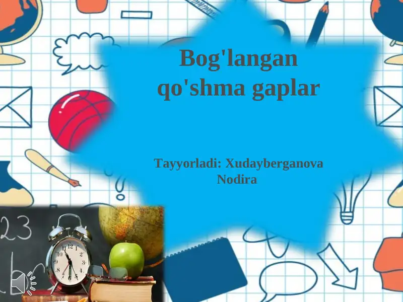 Bog'langan qo'shma gaplar