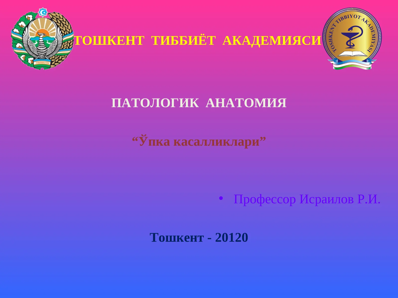Ўпка касалликлари