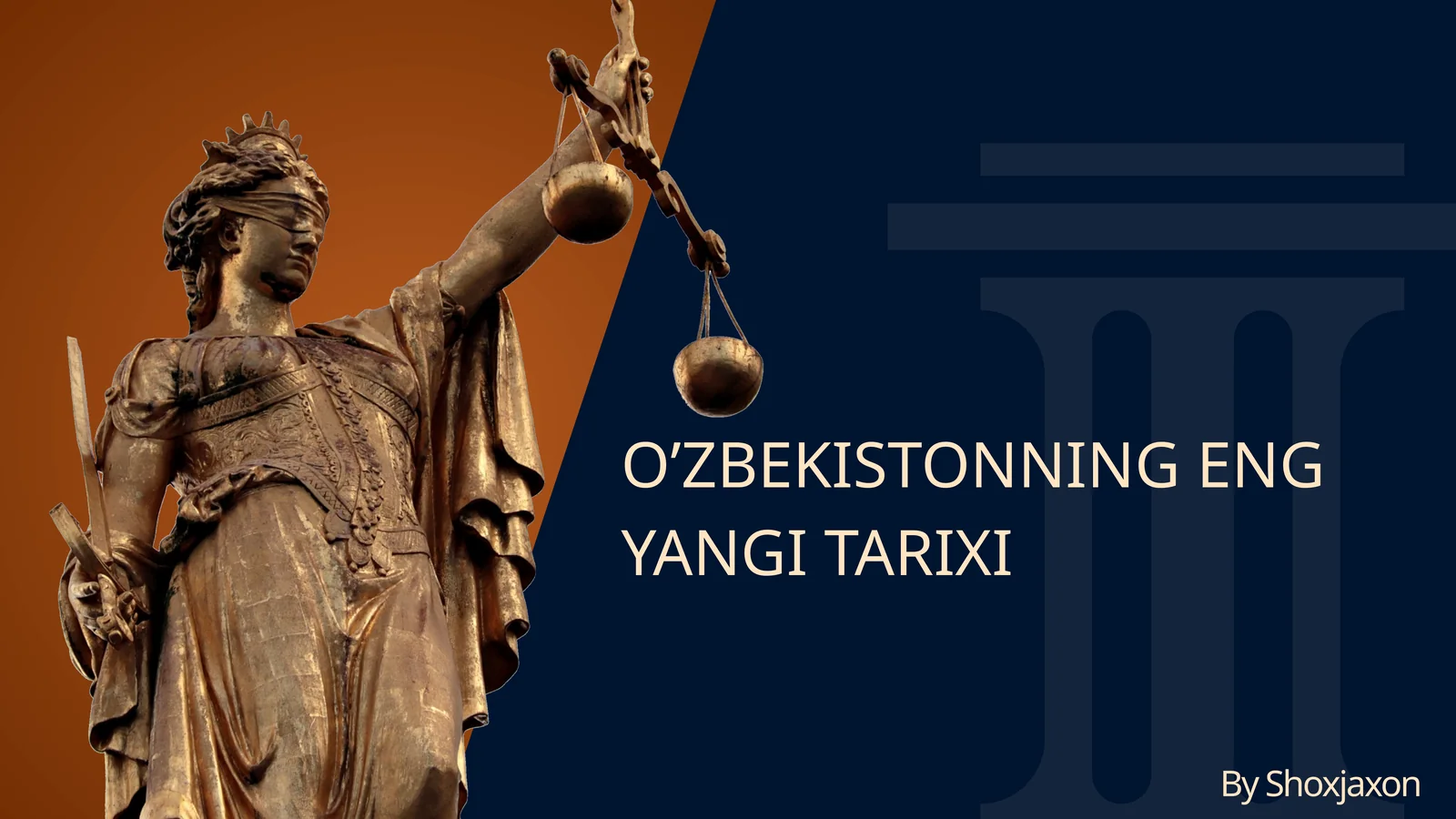 O'zbekistonning eng yangi tarixi