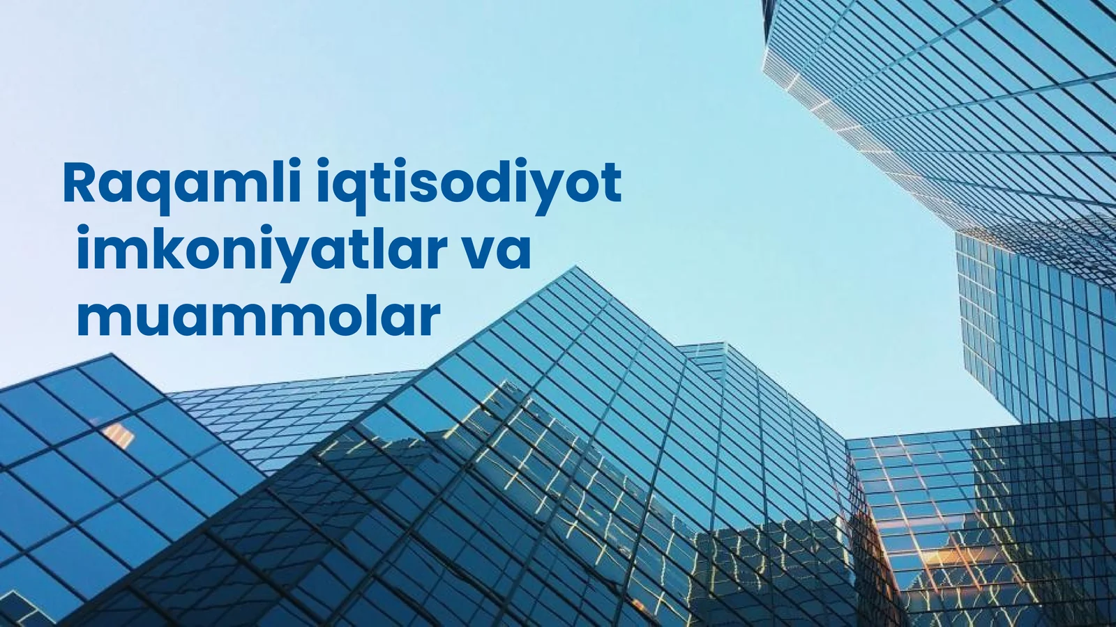 Raqamli iqtisodiyot imkoniyatlari va muammolar