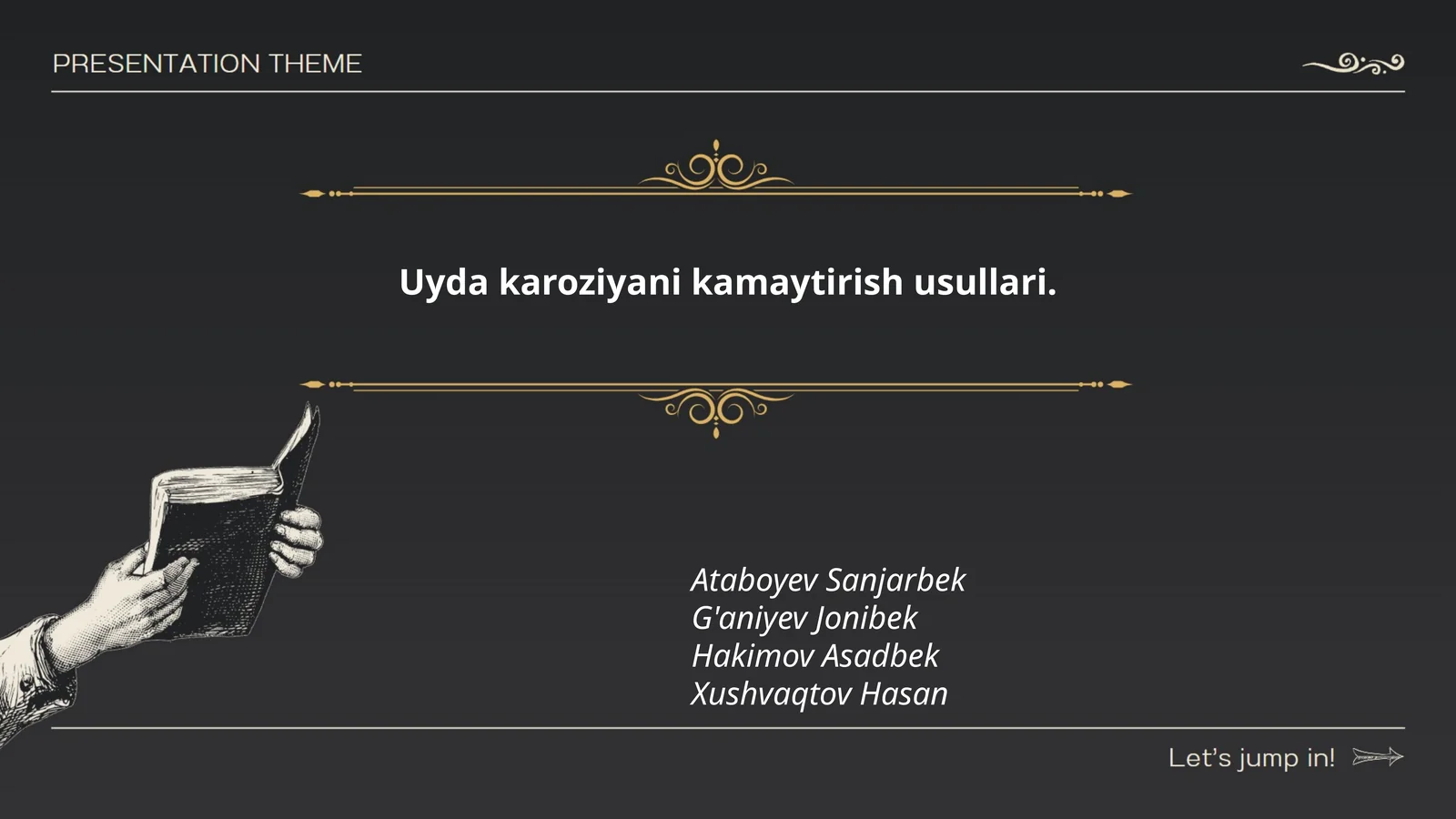 Uyda karoziyani kamaytirish usullari
