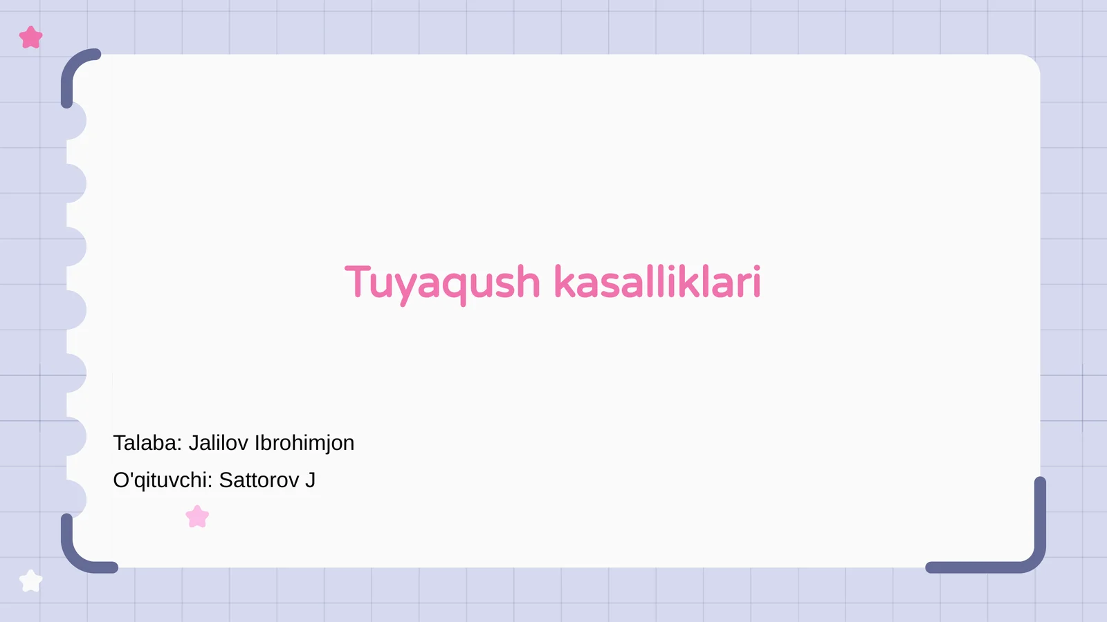 Tuyaqush kasalliklari