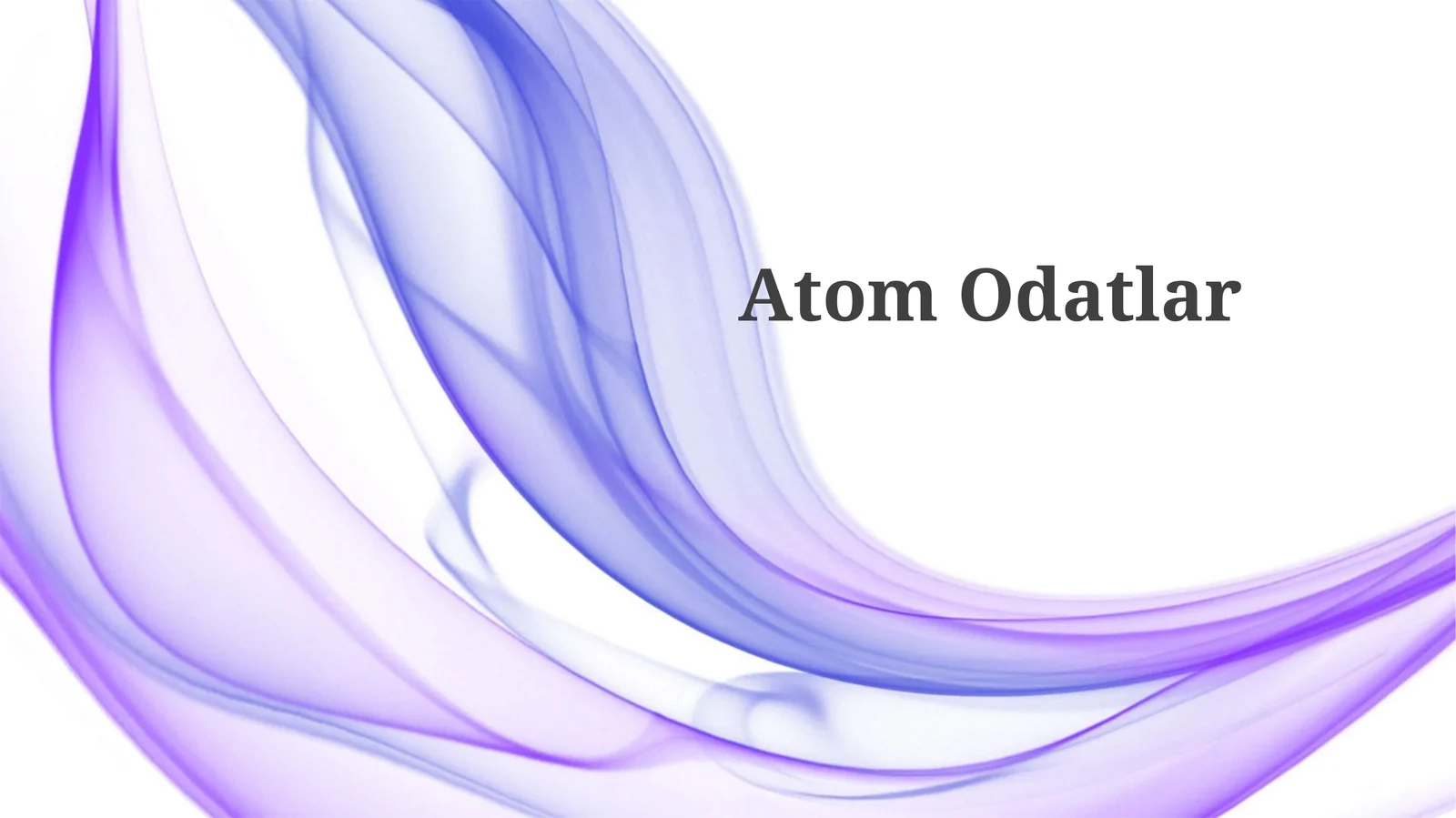 AtomOdatlar