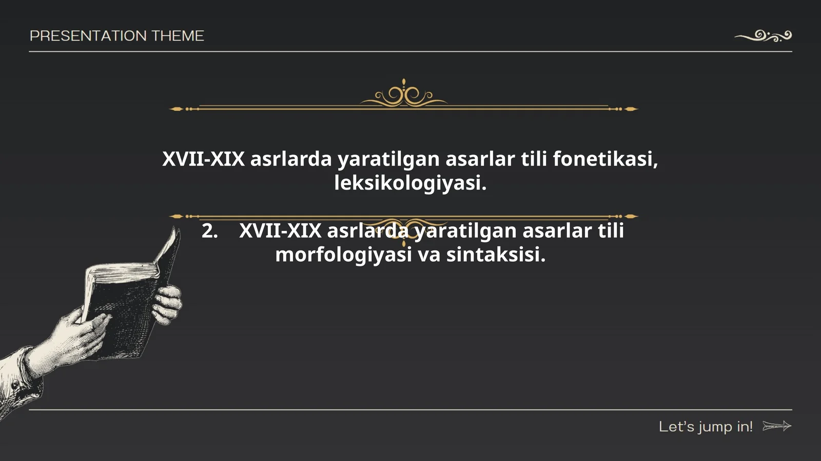 XVII-XIX asr adabiy asarlarida fonetik xususiyatlar