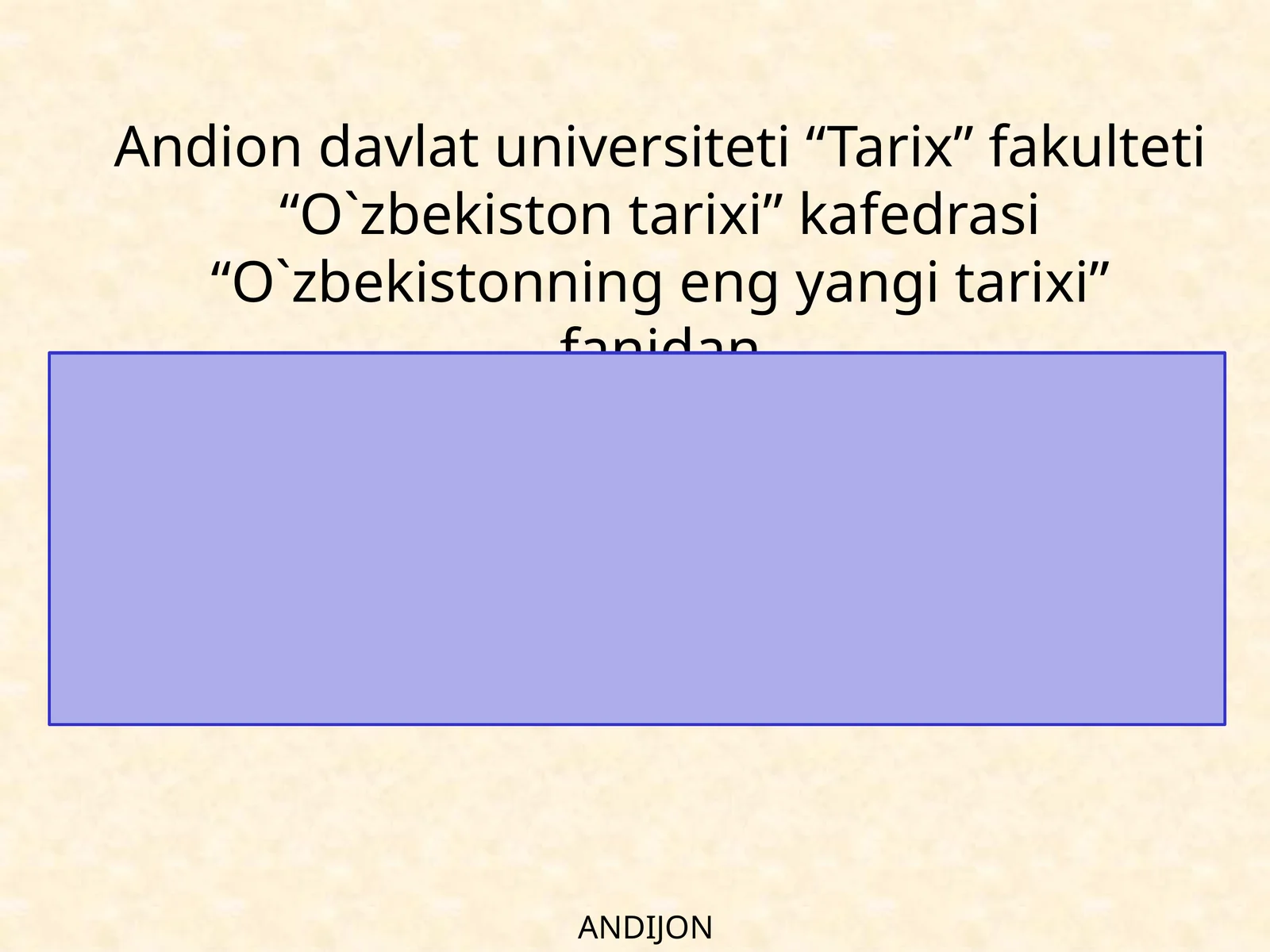 13-mavzu.Yangi O‘zbekistonda Prezident Sh.M.Mirziyoyevrahbarligi vatashabbusi ostida amalga oshirilayotganislohotlar