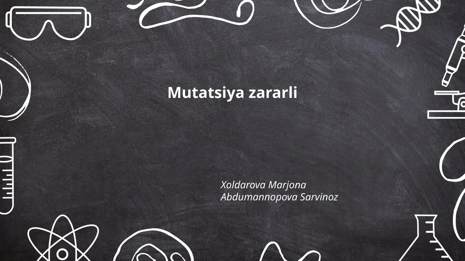Mutatsiya zararli