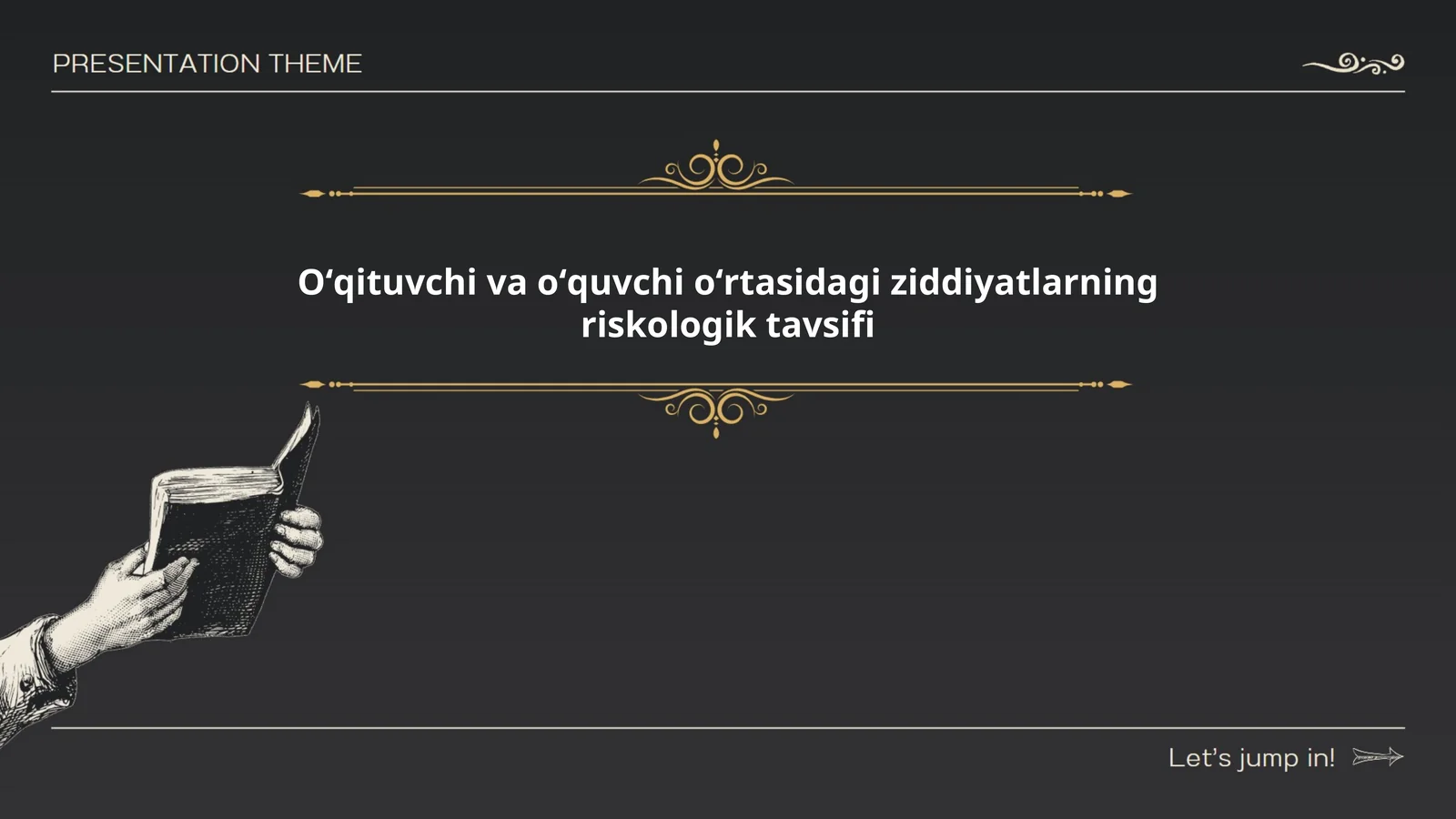 Oʻqituvchi va oʻquvchi oʻrtasidagi ziddiyatlarning riskologik tavsifi