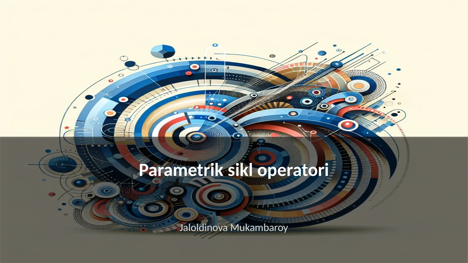 Parametrik sikl operatori