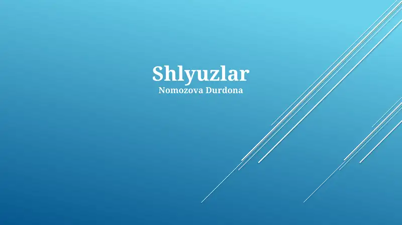 Shlyuzlar